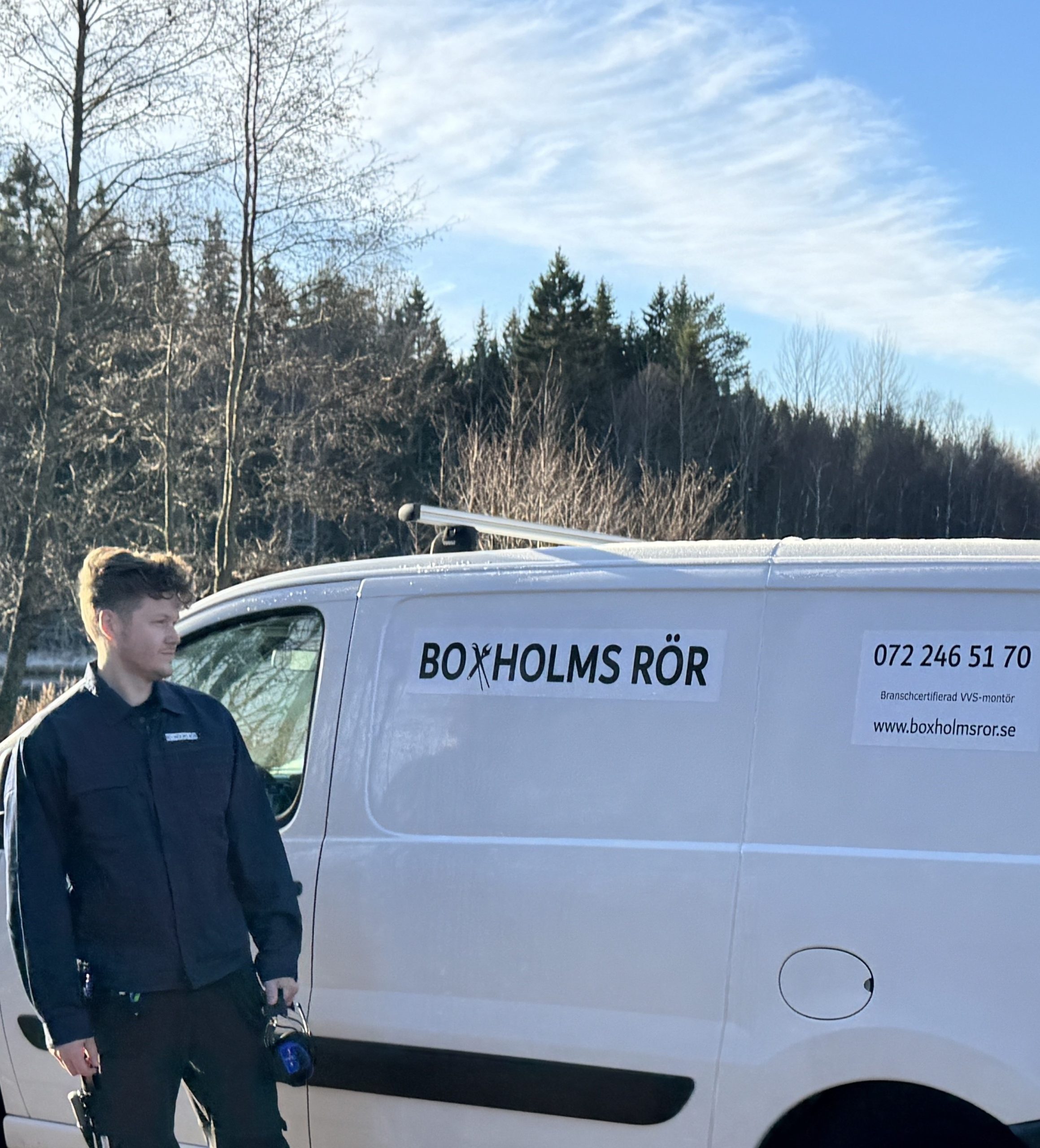 Boxholms Rör VVS-montör Eric Rosenquist Rörmokare